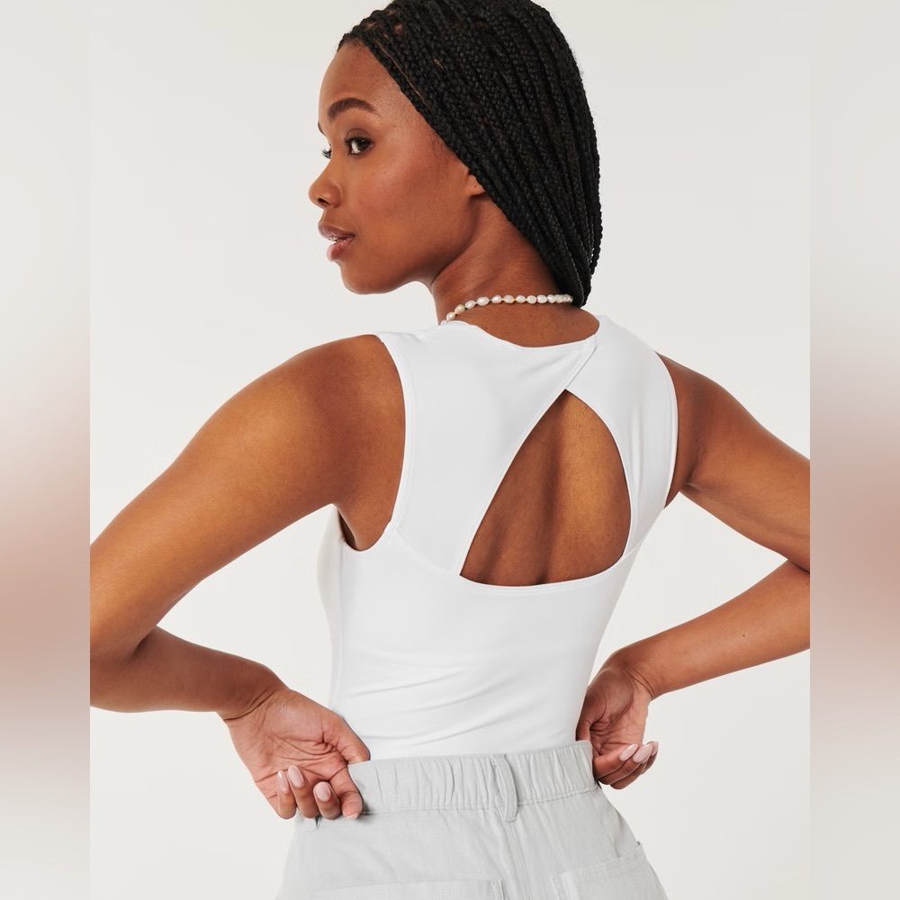 NWT Hollister Seamless Fabric Open Back Bodysuit